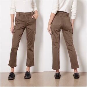 EVEREVE Larissa Cropped Cargo in Fatigue size 26
